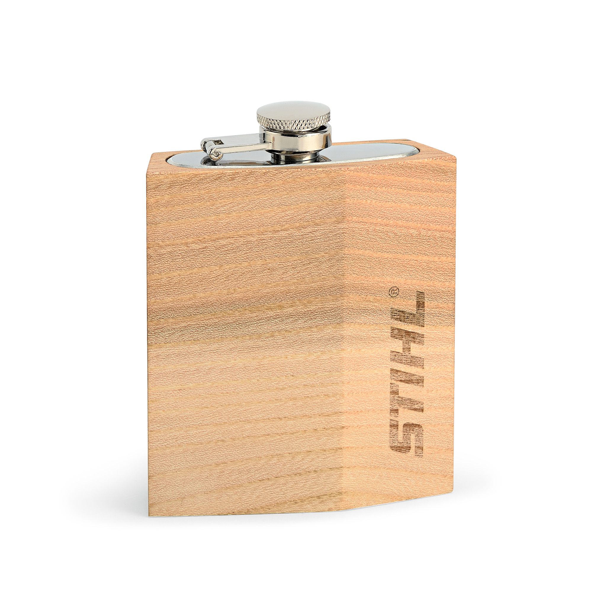 wooden flask